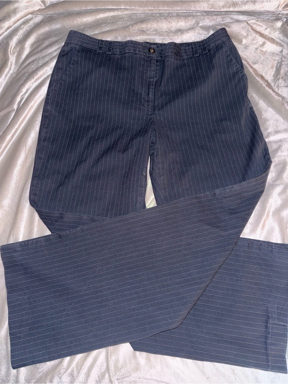 Nautica Navy Pinstripe Dress Pants